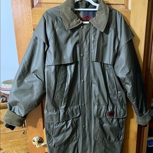WOOLRICH WESTERN STYLE DUSTER COAT.